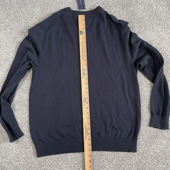 Tommy Hilfiger Mens Long Sleeve Cotton V-Neck Pullover Sweater Blue Size XXL NEW - Picture 11 of 11